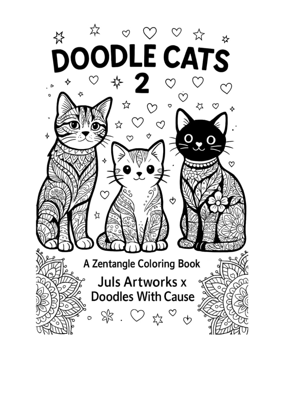 DOODLE CATS – Volume 2 (Drawing Mexican Theraphy)