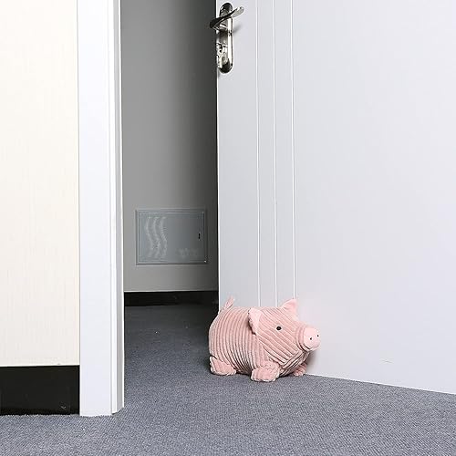Miniatura 7 de Sanlykate Tope de puerta decorativo de tela, 2.2 libras, lindo tope de puerta interior de animal, anticolisión, resistente para el hogar, tapón de