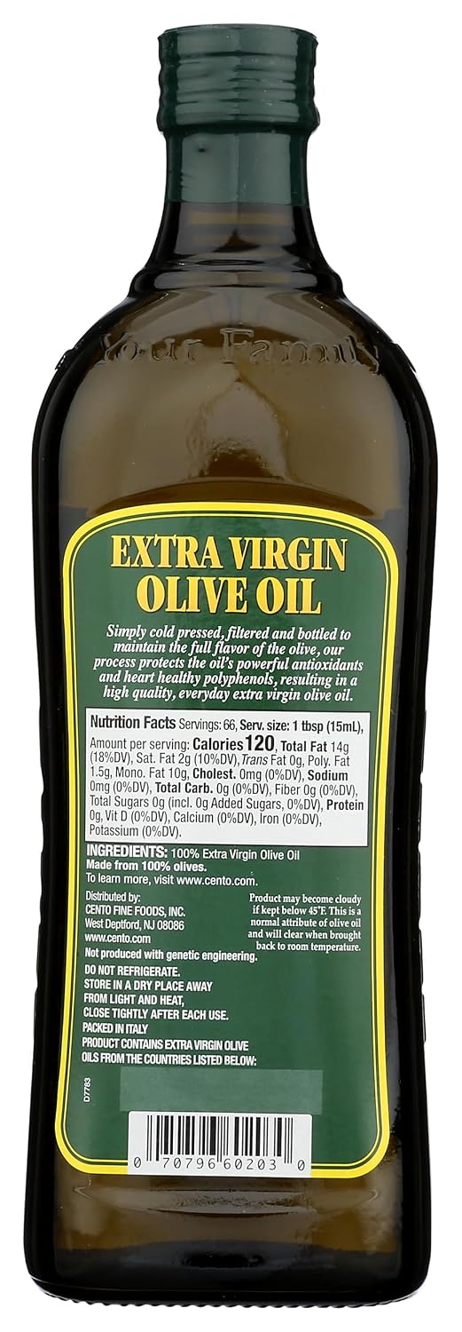 Cento Foods Extra Virgin Olive Oil, 33.8 FZ