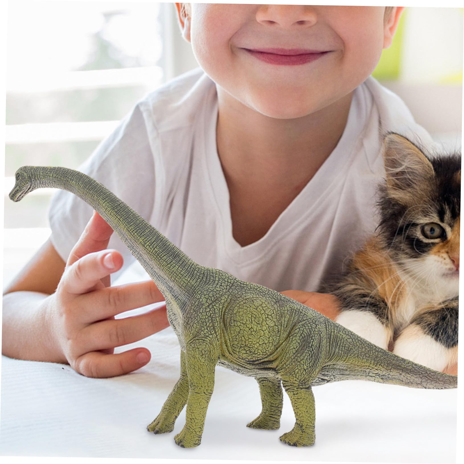 Figura Decorazione in Plastica per Bambini di Dinosauro Brachiosaurus