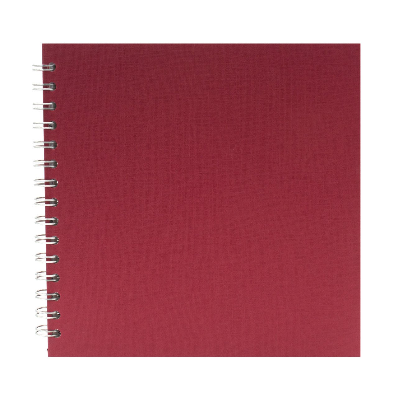 Pink Pig 8x8 Square Sketchbook | White Cartridge, 35 Leaves | Economy Red