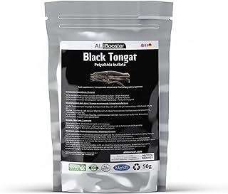 50 grammes de Ginseng Malaisien NOIR en Poudre Pure – Idéal pour Soupes, Smoothies & Desserts