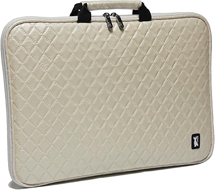Amazon エナメルキルト パールホワイト パソコンケース 17 3インチ おしゃれなノートパソコンバッグ 男性用 女性用 Pcケース Pcバッグ レディース パソコンバック Pcバック かわいいレディース用にもどうぞ 17インチ 17 3インチワイド アルパカ カフェ Pc