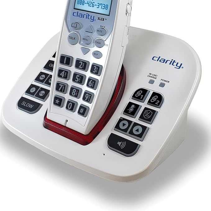 Teléfono inalámbrico amplificado Clarity 59865 con contestadora miniatura 2