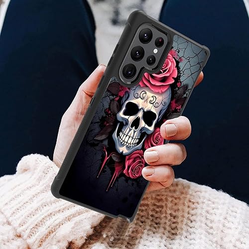 Miniatura 5 de Funda para Galaxy S22 Ultra, resistente 3 en 1 híbrida de plástico duro y silicona suave a prueba de golpes, funda de protección contra caídas para