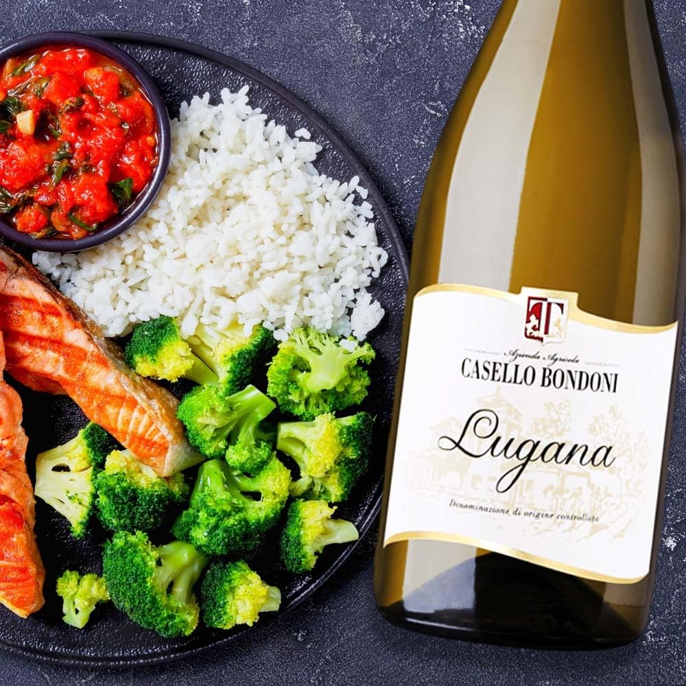 Casello Bondoni Lugana DOC, trocken, sortenreines Weinpaket + VINOX Winecards (6x0,75l)