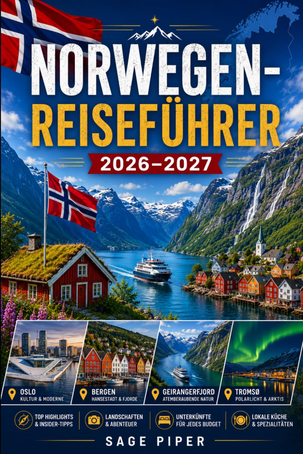 Norwegen-Reiseführer 2026–2027: Entdecken Sie Oslo, Bergen, Tromsø, die Lofoteninseln, den Geirangerfjord, den arktischen Norden, Fjordkreuzfahrten, ... Paare, Familien und Alleinreisende