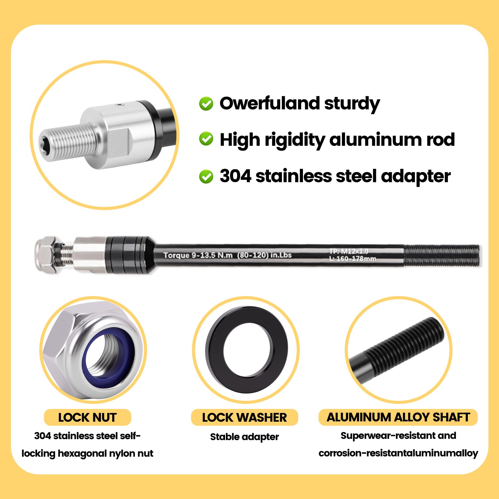 Uniwersalny adapter osi przelotowej roweru, adapter sprzęgła przyczepki rowerowej, 304 stal nierdzewna, stop aluminium