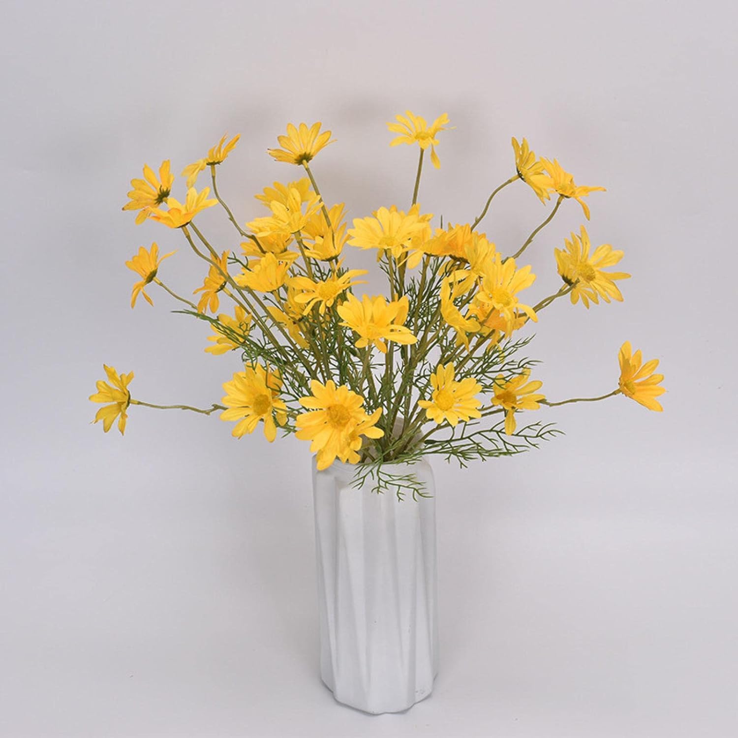 YATUOPNG Artificial Plant In Pot-Simulation Of Daisy Home Wedding Photography Props Decoration Flowers Lightpurple(Yellow)