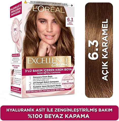 Excellence Creme Saç Boyası 6.30 Açık Karamel