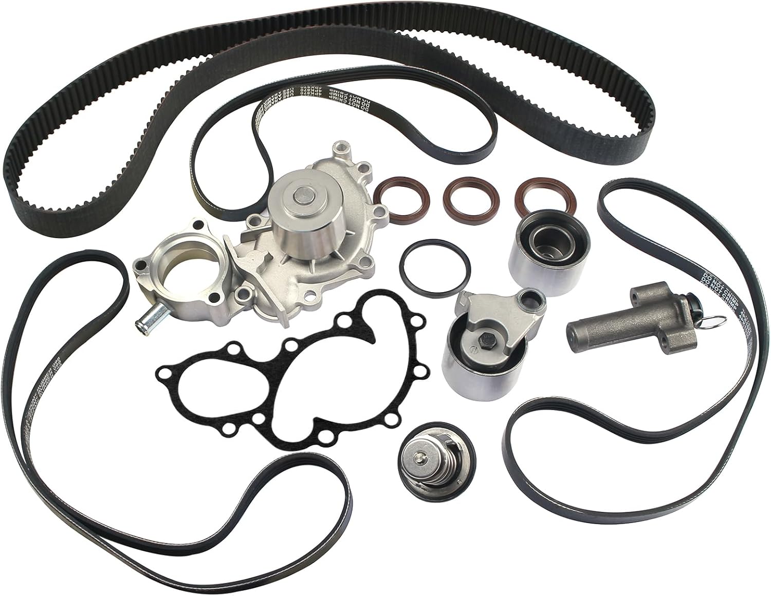 PAROD TKT-025 Timing Belt Kit with Water Pump Fit for [3.4L V6 Only] 1996-2002 Toyota 4Runner, 1995-1998 T100, 1995-2004 Tacoma, 2000-2004 Tundra