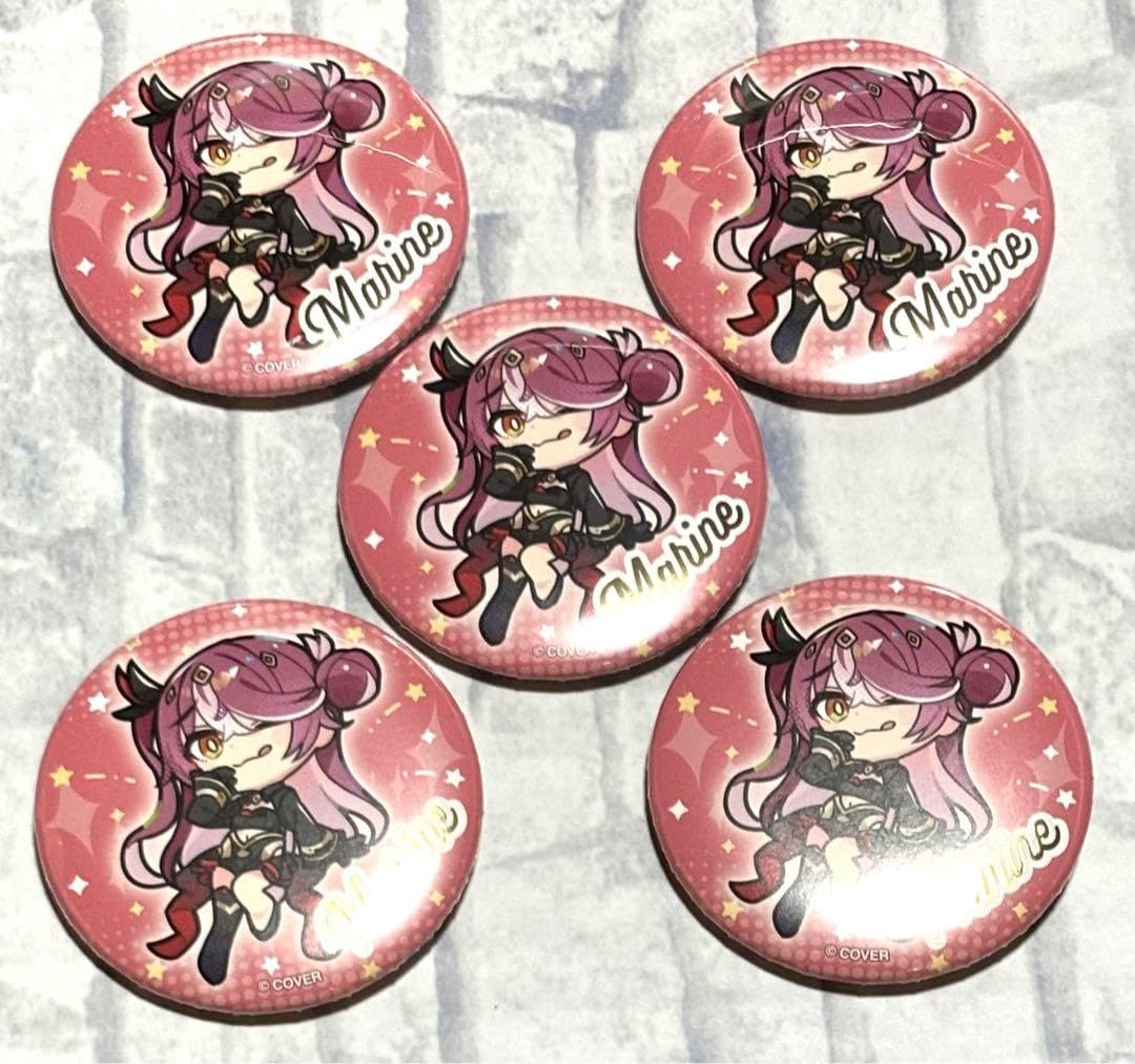 c104 ホロライブ ホロウィッチ 缶バッジ 宝鐘マリン頭身9個セット