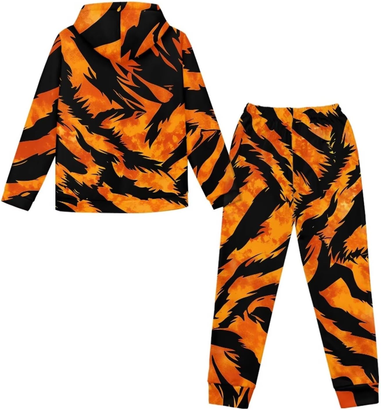 Pensura 2 Piece Soft Cozy Tracksuit Set with Pullover Hoodie & Jogger Pants for Boys Girls