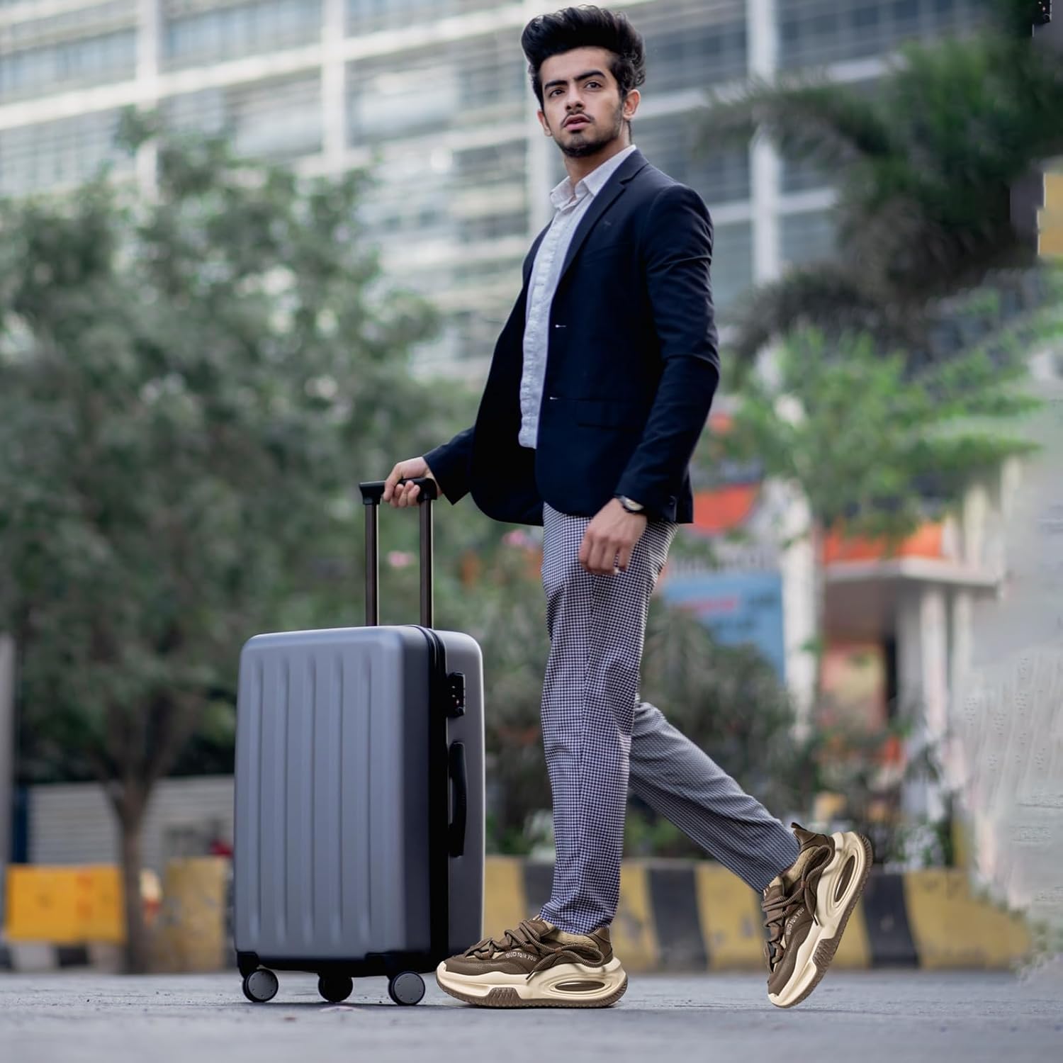 Men's Walking Chunky Shoes, Men Fashion Sneakers Shoes, Casual Comfortable Non Slip Platform Shoe, Lightweight Retro Casual Shoe Size 7-10.5 - Image 2