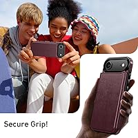 Vista 559 de LETO para iPhone 15 Pro Funda tipo cartera - Tapa tipo folio con patada - Diseños de moda - Tarjetero - Funda protectora para mujeres y niñas - 6.1