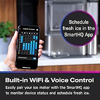 Vista 7 de GE Profile Opal 2.0 con tanque de 0.75 galones, máquina de hielo en cubitos tipo nugget masticable y crujiente para encimera, cuchara incluida, 38