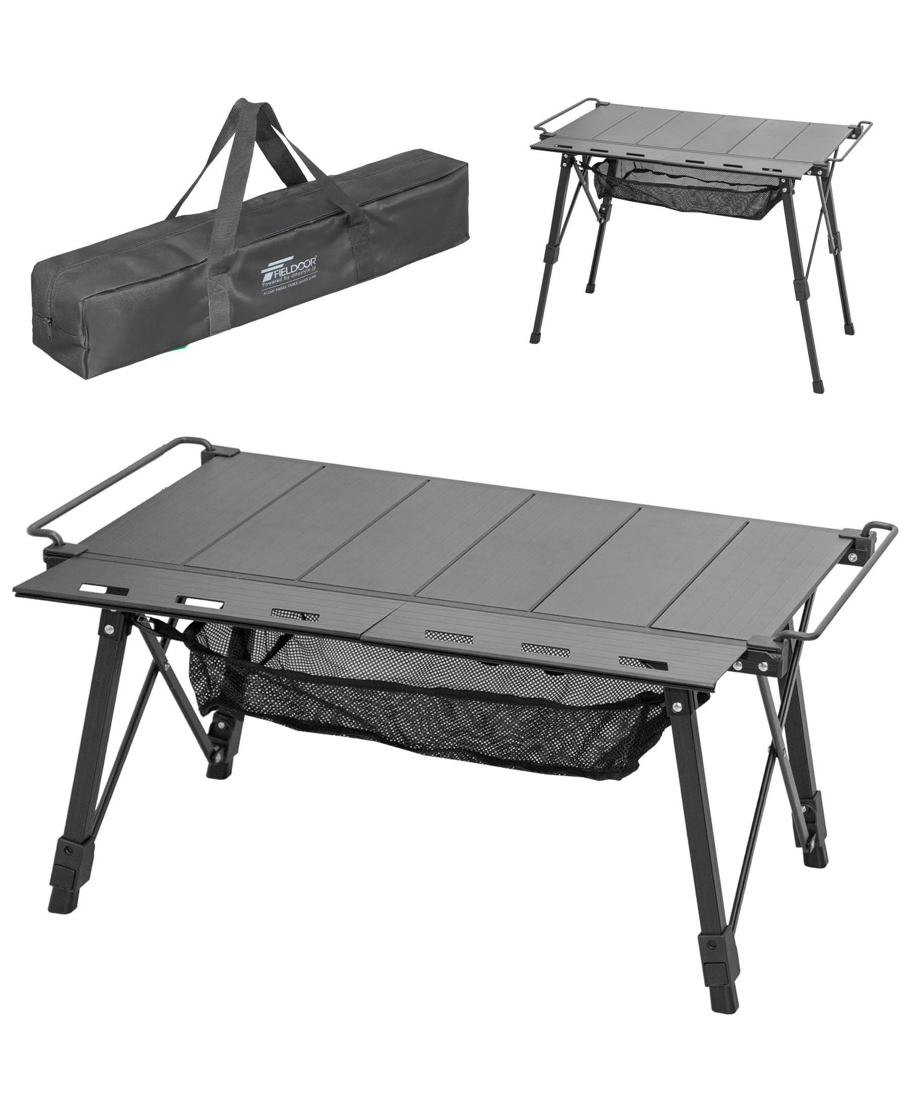 Amazon.co.jp: FIELDOOR アウトドアテーブル IGT規格 アルミパネル