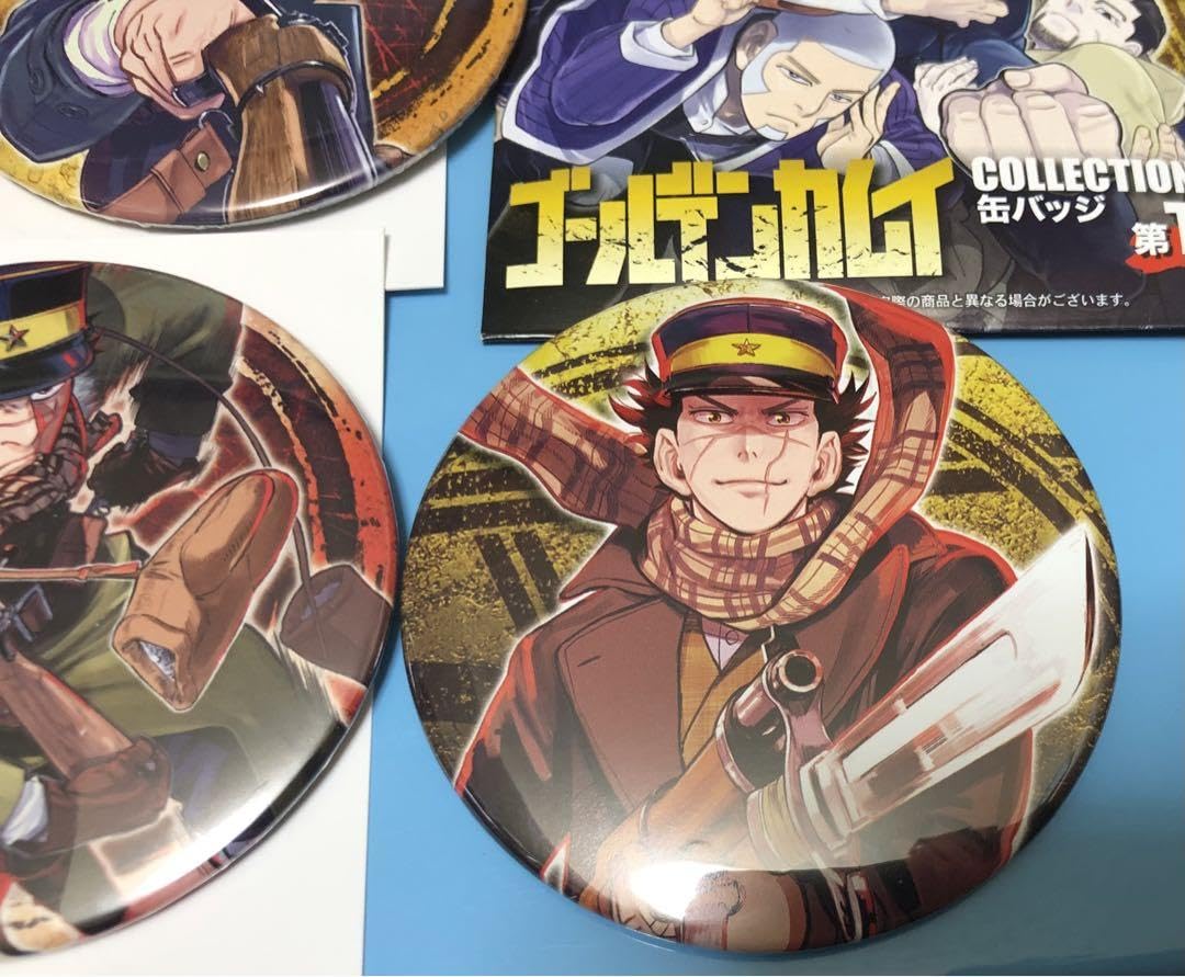 Amazon.co.jp: 杉元佐一 ゴールデンカムイ コレクション缶バッジ 缶