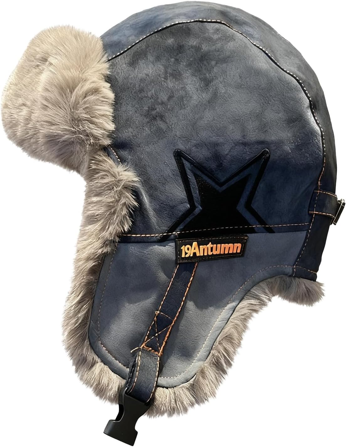 Women Mens Plush Lined Trapper Hat Winter Hat with Faux Fur Ear Flaps Ushanka Hunting Cap Eskimo Russian Pilot Cap