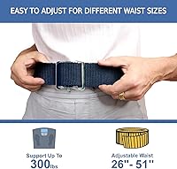 Vista 2 de Gait Belts for Seniors with 7 Handles- Transfer Gate Belts Medical for Elderly and Disabled - Easy to Use Quick Release Gait Belt with Handles for