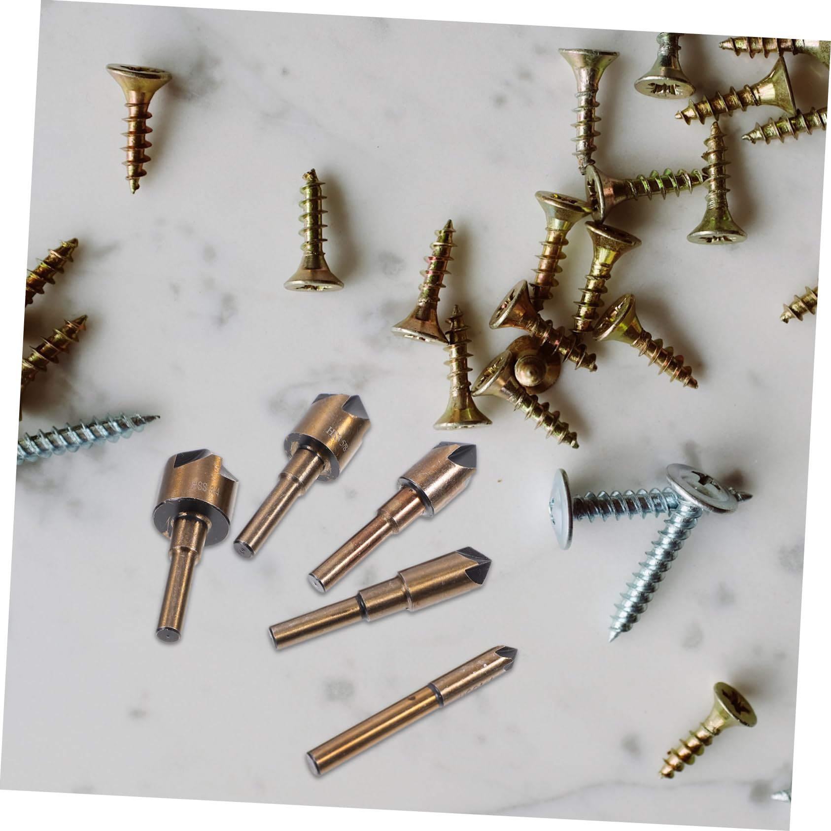 UKCOCO 15piezas Brocas Avellanadas Para Madera y Plástico Central y Taladro De Alta Herramienta De Acabado Para Carpintería y Proyectos De Bricolaje