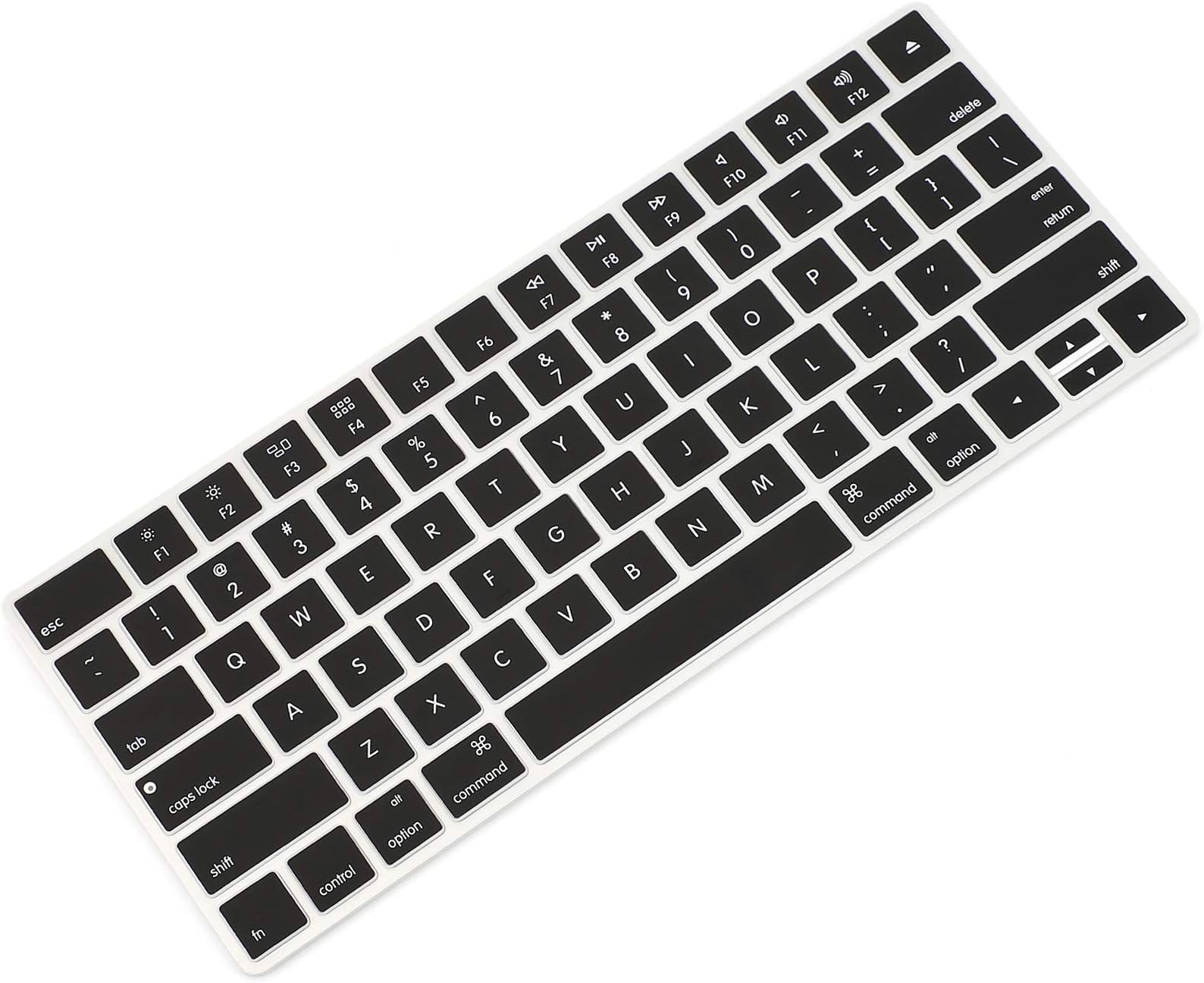 Allinside Black Cover for Apple Magic Keyboard (MLA22LL/A) with US Layout