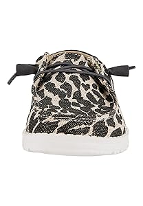ハニーです Amazon.com | HEYDUDE Women's Wendy Leopard Sparkle Tan Size