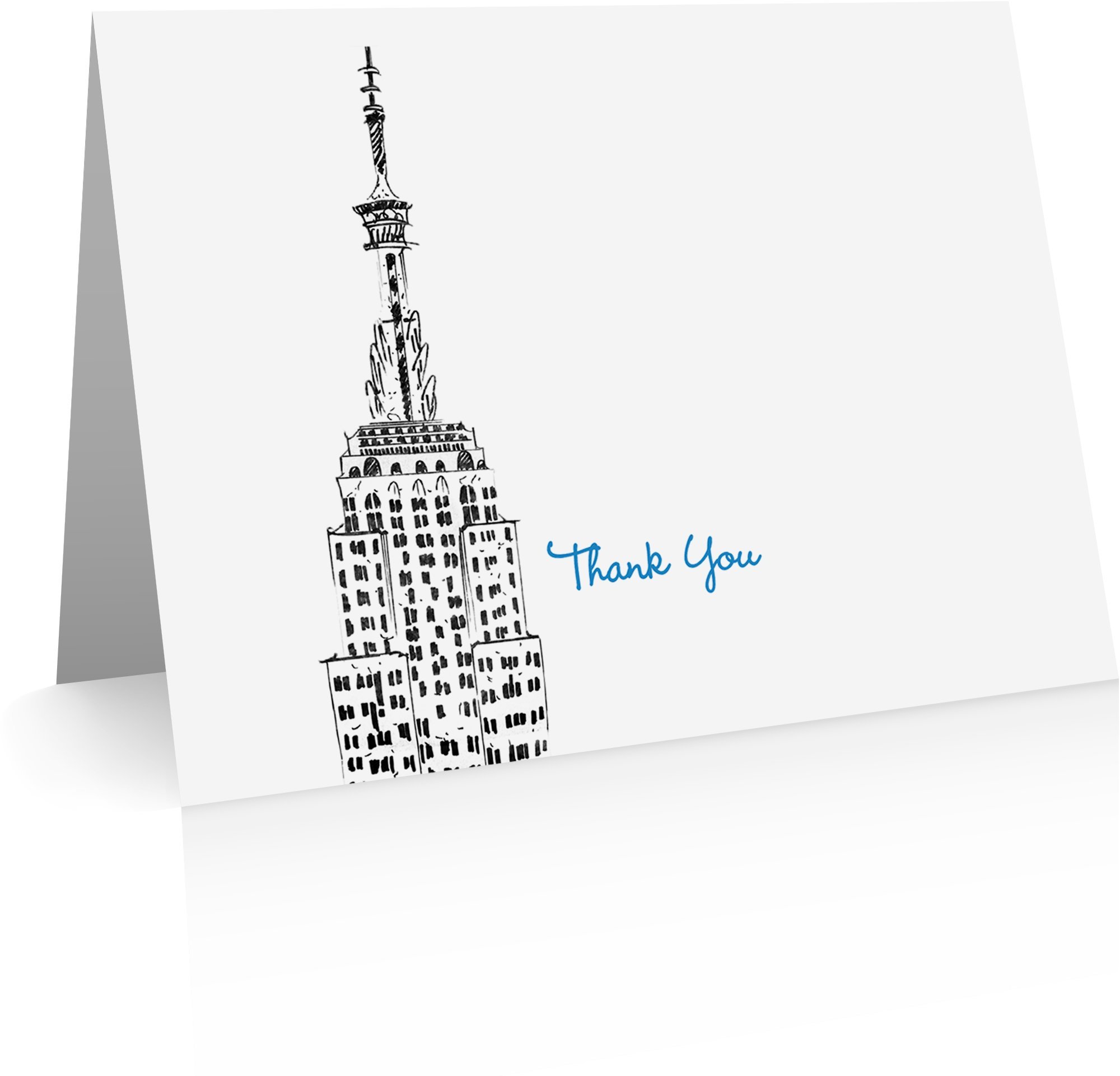 Little Notes by Comptime New York City Thank You Cards (24 Cards and Envelopes) New York Greeting Cards