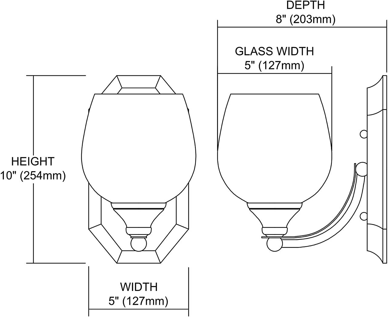 Exclusive Special Elk 570-1C-SLV 1-Light Vanity in Polished Chrome and Silver Mosaic Glass