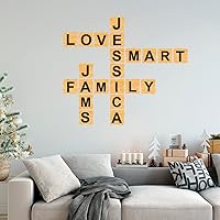 Vista 7 de Plantillas de letras del alfabeto de 2 pulgadas, 66 plantillas de números de letras de plástico reutilizables, plantillas de manualidades