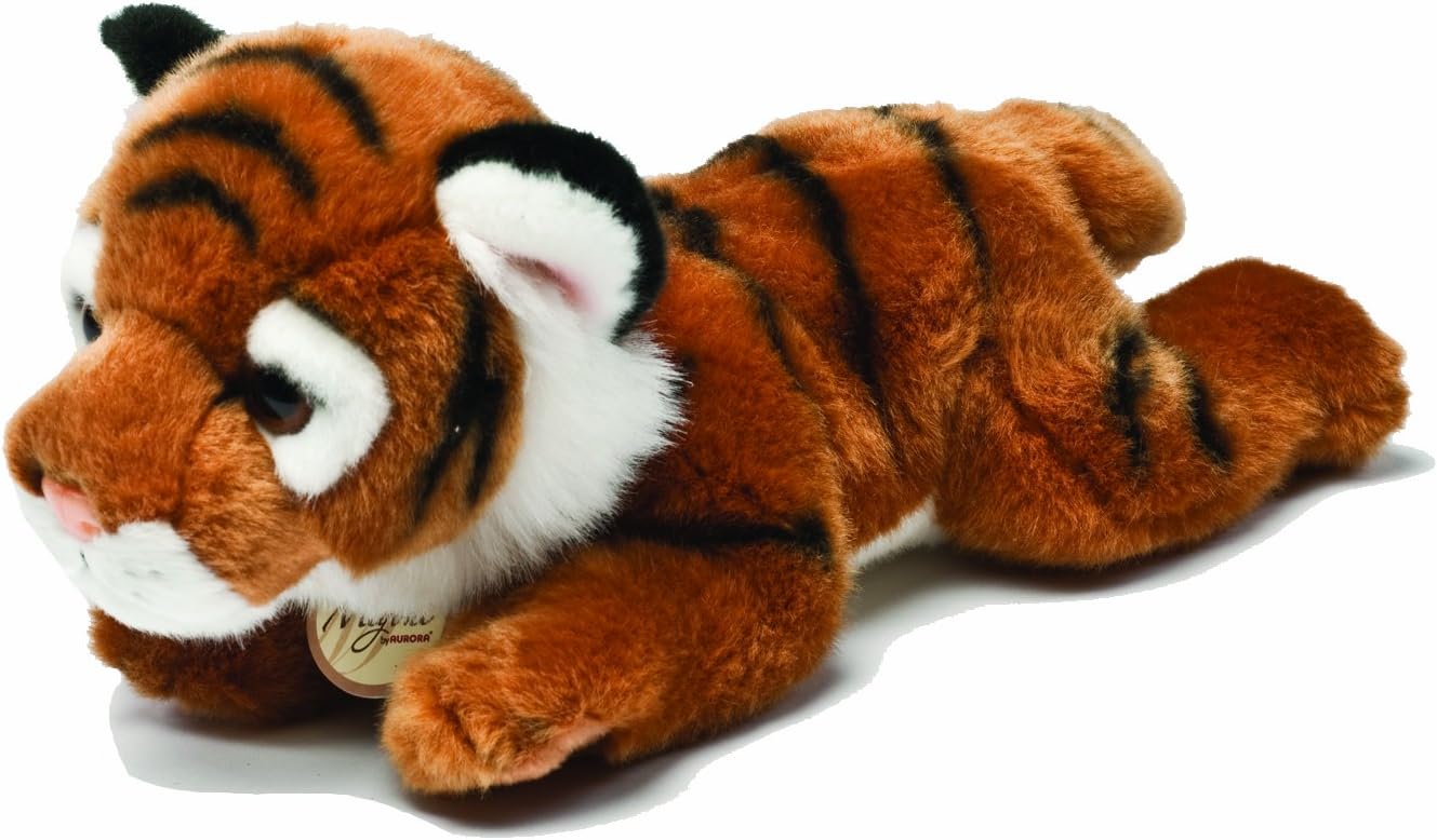 13168, MiYoni Bengal Tiger, 8In, Soft Toy, Orange