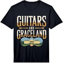 Mens Memphis Tennessee Graceland Guitar Performance T-Shirt