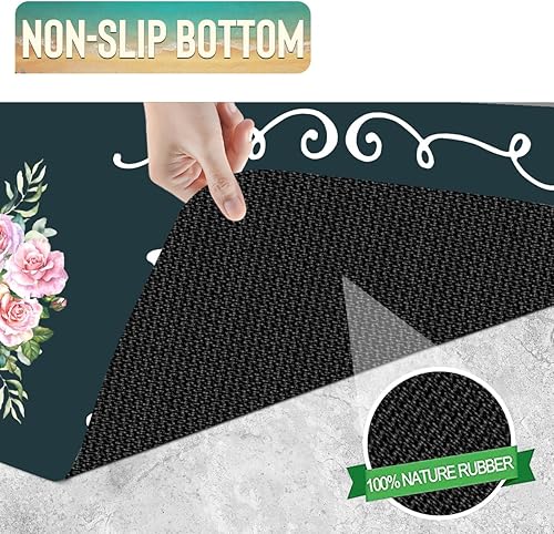 Miniatura 5 de Tapetes personalizados para puertas de exteriores, tapetes personalizados para puerta, tapete de entrada para piso, alfombra de goma antideslizante