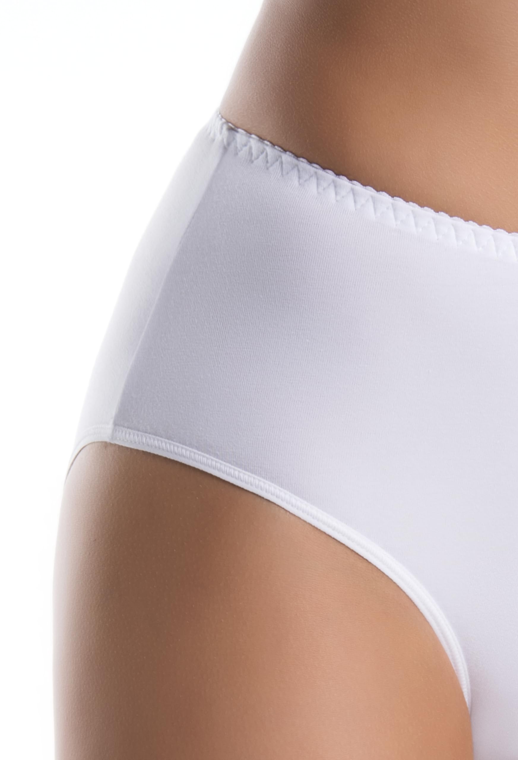 Teyli 3 Pack Women's Knickers High Waisted Briefs Bamboo Full Comfort Breathable Stretchy Panties Pack of 3 Simi