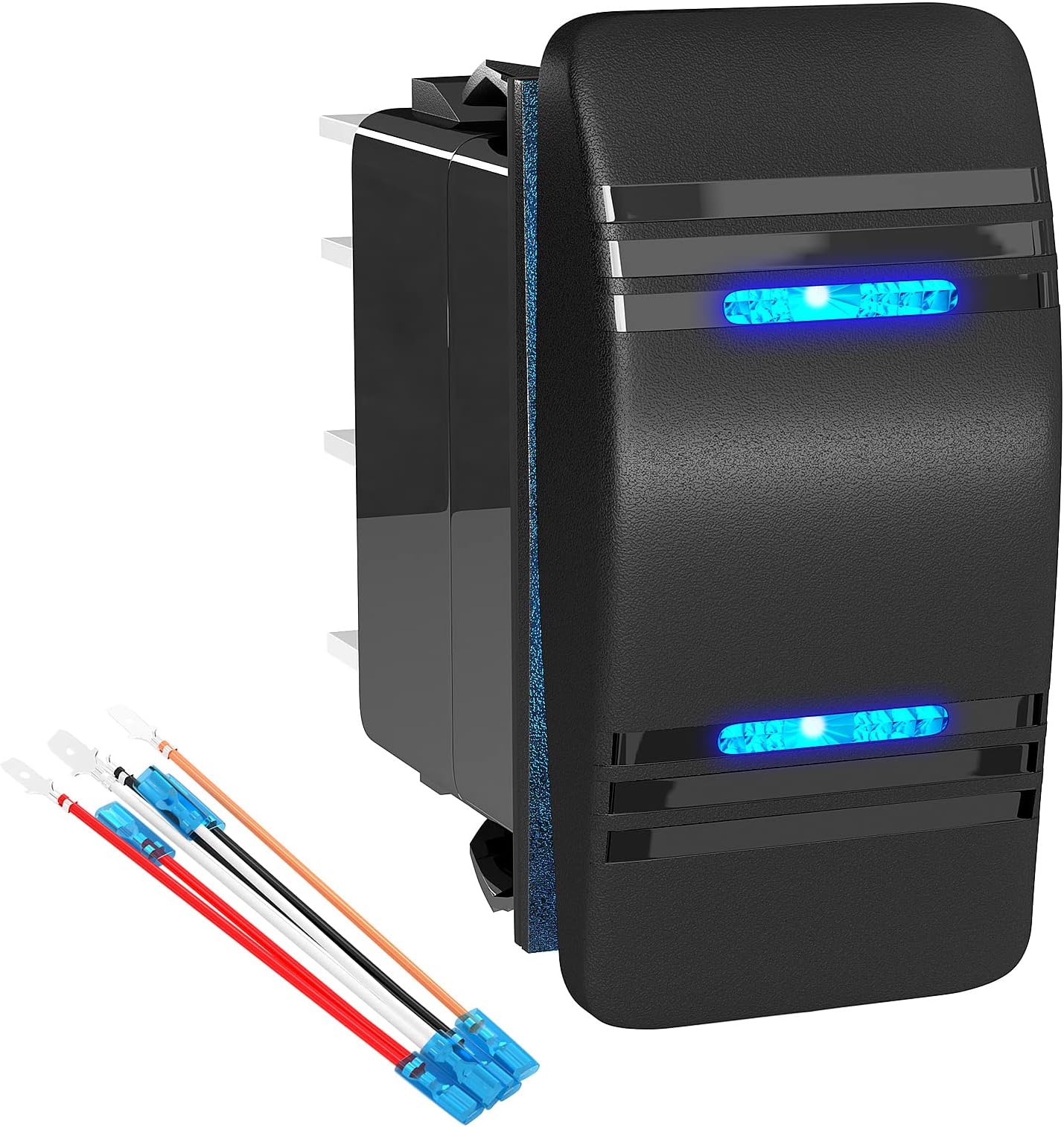 Amazon.com: STV Motorsports® Red Headlights Laser Rocker Switch Off-ON ...