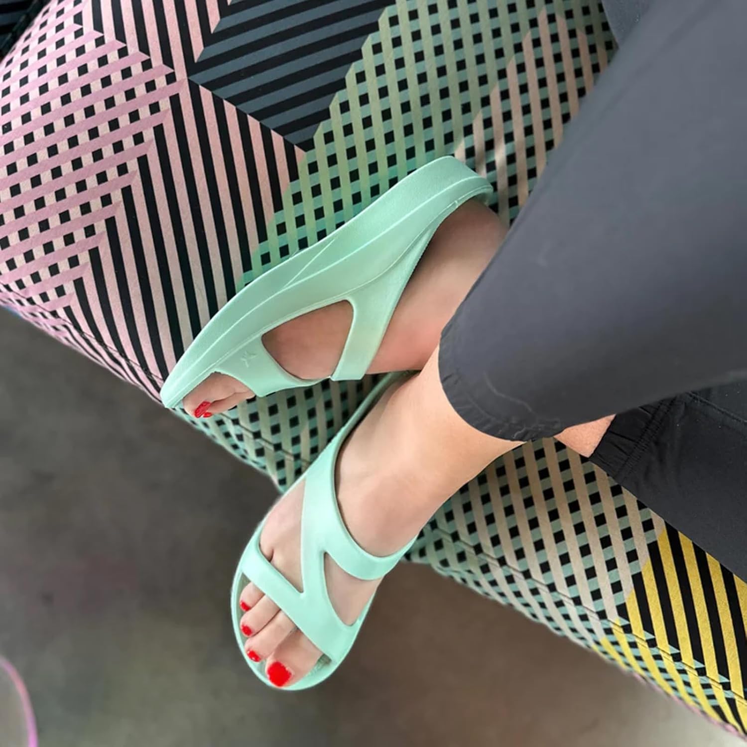 Telic Women's Z-Strap Comfort Slide Sandals