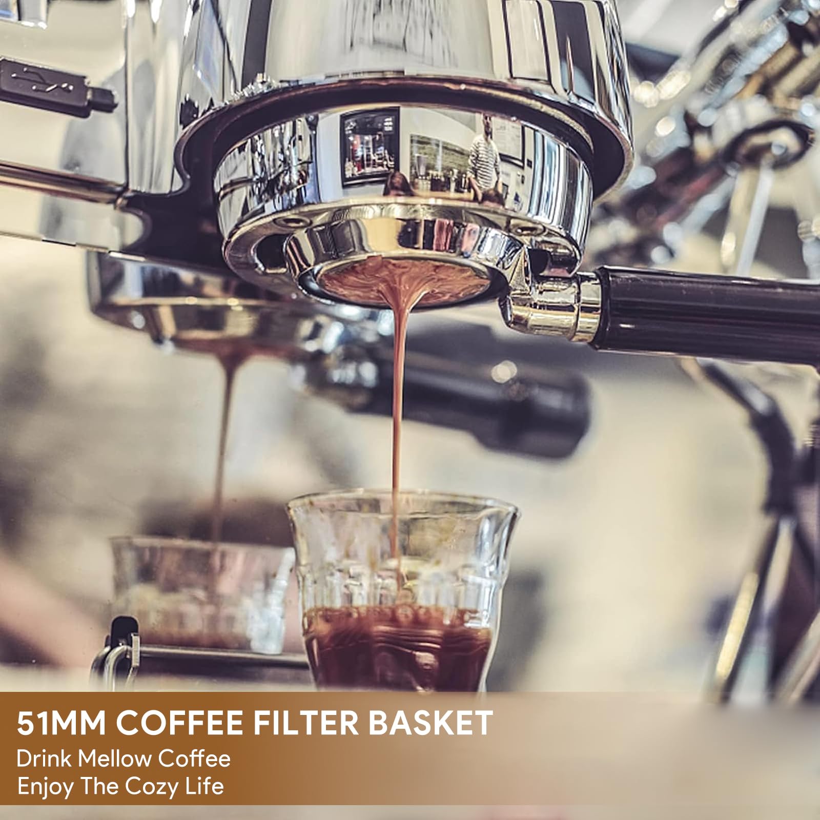 Koffiefilter voor Koffiezetapparaat - TÜV NSF-gecertificeerd, 2 Stuks