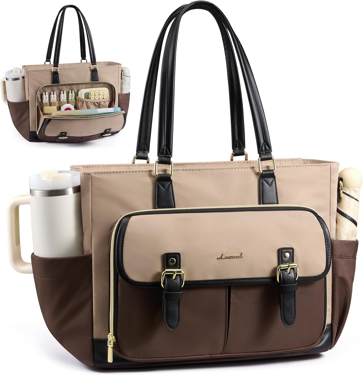 LOVEVOOK Tote Bag for Women, Work Laptop Bag for Teachers and Nurses