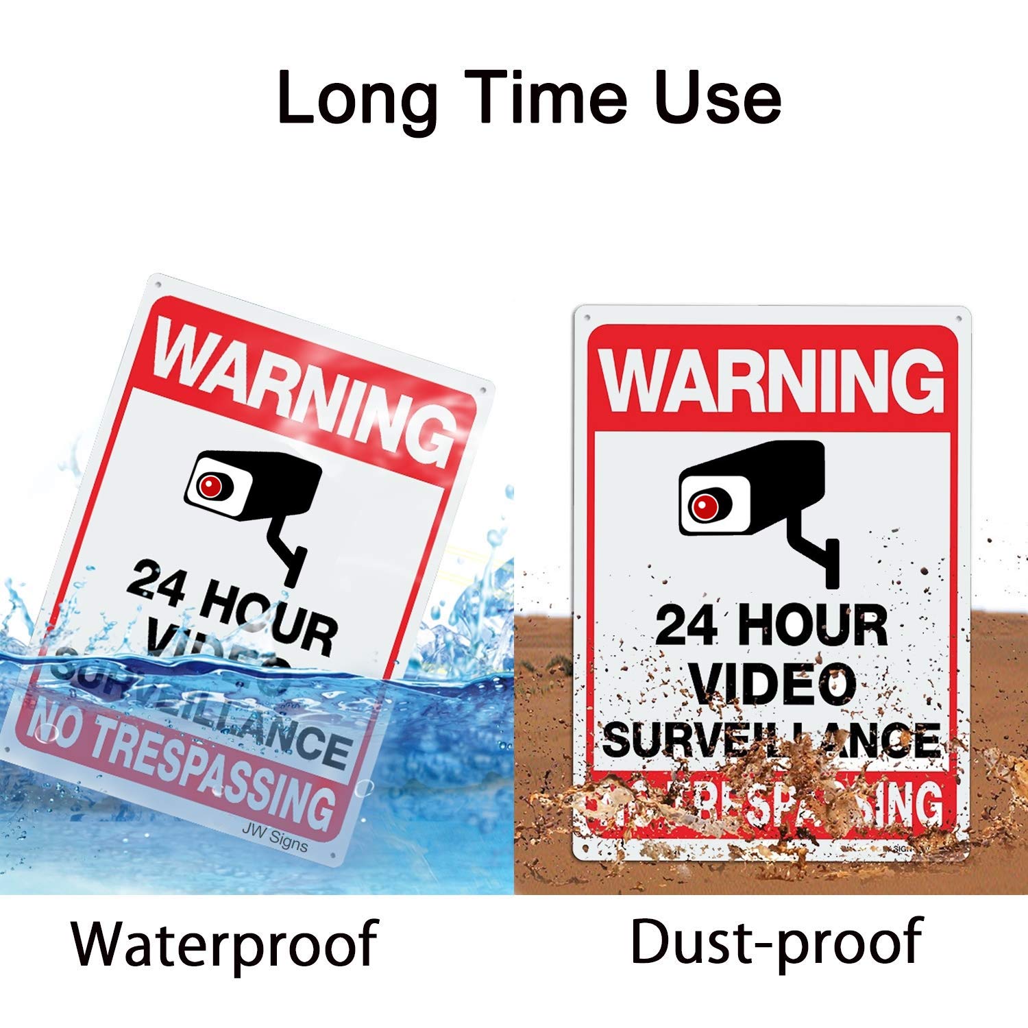 Prоmо Dіѕсоunt Uр Tо 70% оƒƒ 4-Pack Video Surveillance Sign No Trespassing Metal Reflective Warning Sign,UV Protected & Waterproof, 10x 7 .040 Aluminum Indoor Or Outdoor Use for Home Business CCTV Security Camera