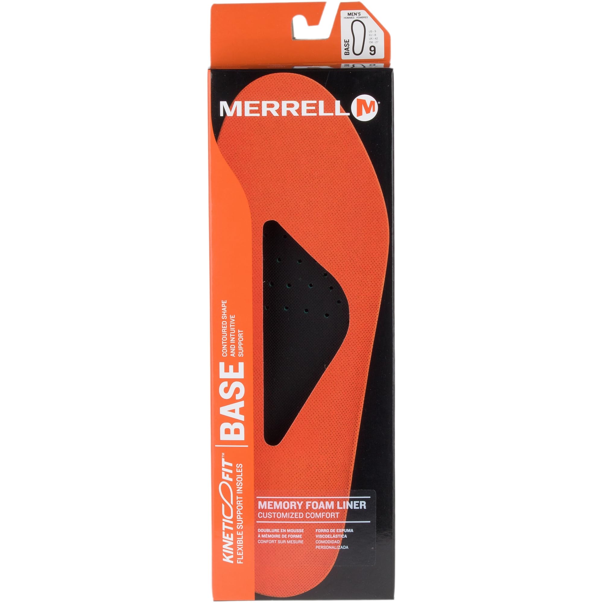 Merrell Women's Memory Foam Base Insole Hiking Shoe, Black, 5