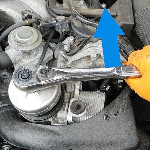 Miniatura 6 de Llave de filtro de aceite de 2.913 in: Herramienta de extracción de filtro de aceite de 15 flautas compatible con filtro de aceite AC Delco