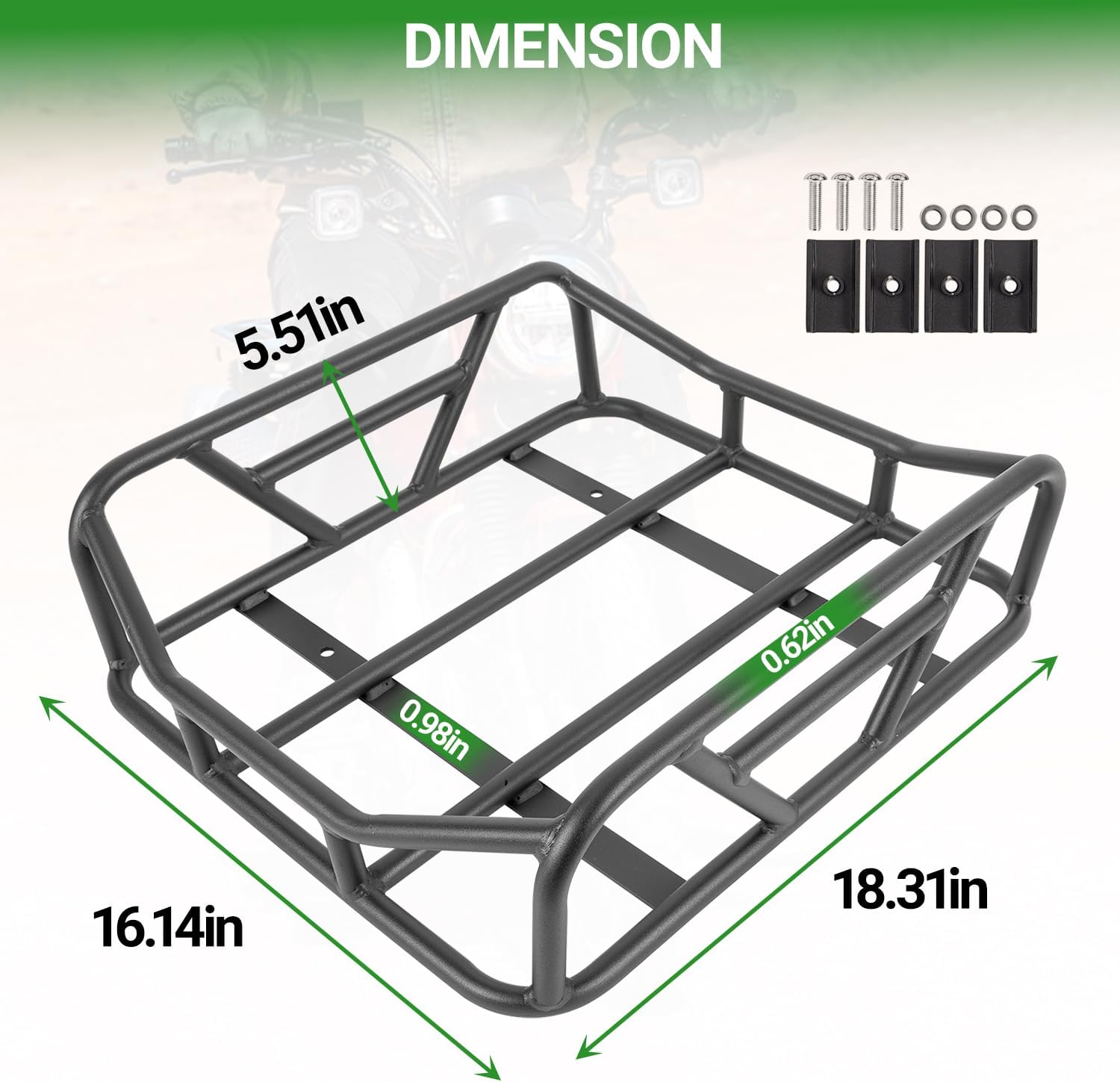 Motorcycle Rear Luggage Rack for Honda CT125 Trail 125 Hunter cub 2020 2021 2022 2023 2024 2025 Tail Carrier Storage Cargo Support Shelf Bracket Holder