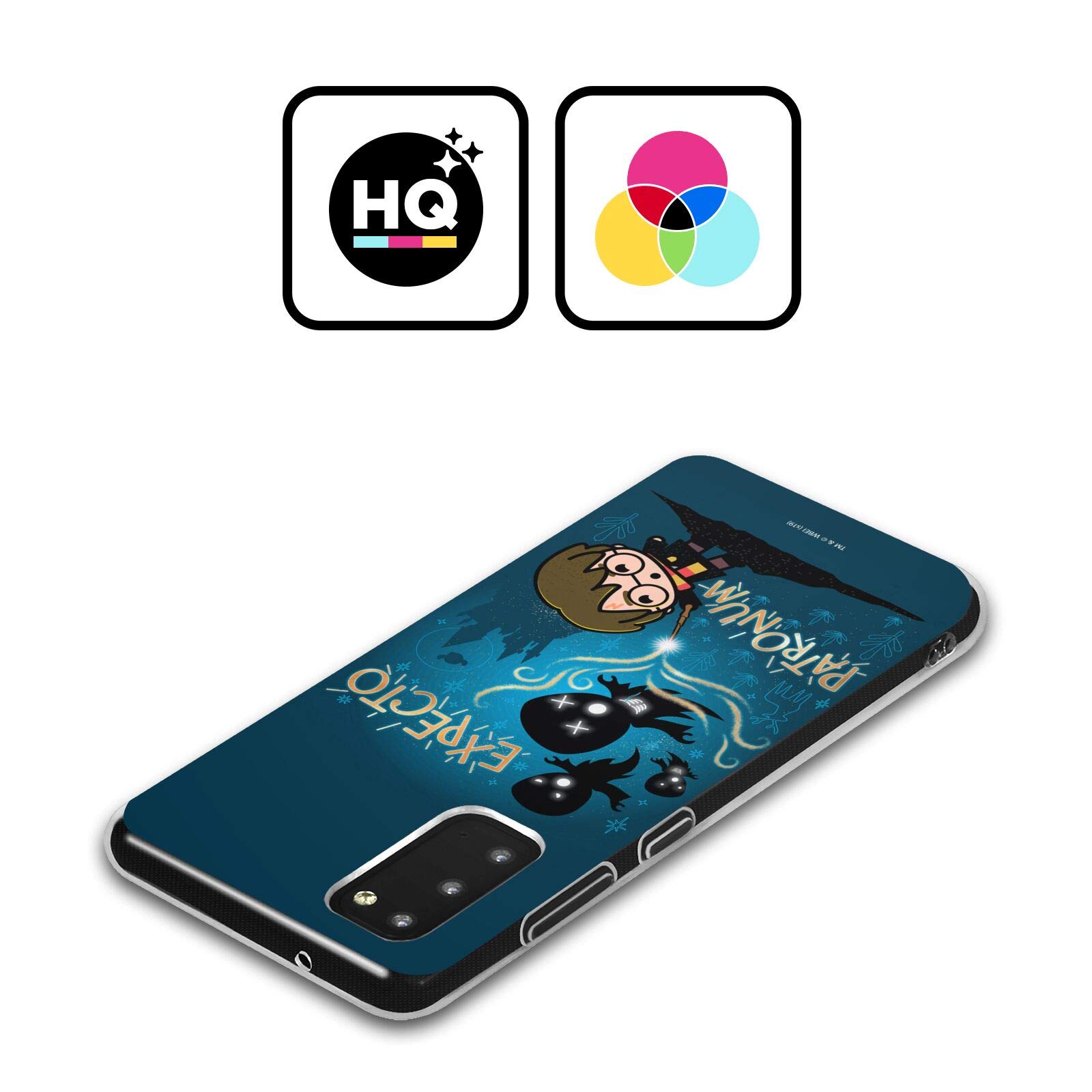 Head Case Designs Licenza Ufficiale Harry Potter Expecto Patronum Deathly Hallows III Custodia Cover in Morbido Gel Compatibile con Samsung Galaxy A15