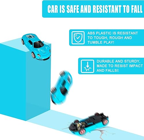 Miniatura 3 de Auto de juguete para niños pequeños de 3 a 6 años, autos de juguetes transformadores, camión de juguete impulsado por inercia para niños de 3 años,