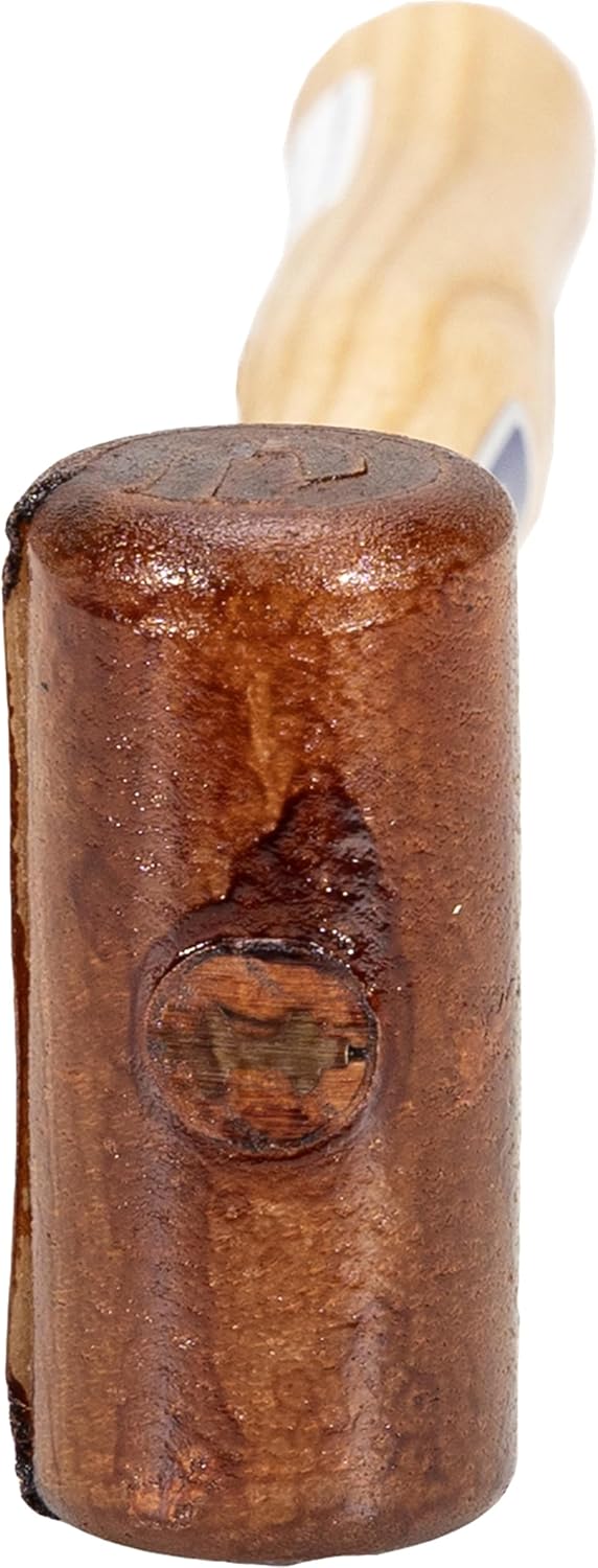 VAUGHAN Rawhide Mallet, Non Marring, Hardwood Handle, 4 oz, RM125, VN58210