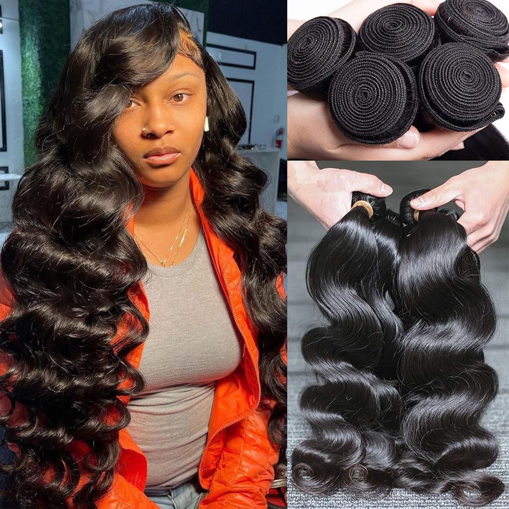 Human Hair Bundles Body Wave 3 Bundles （20 22 24）12A Grade 100% Unprocessed Brazilian Virgin Human Hair Body Wave Bundles Double Weft Human Hair