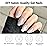 DUKASOU Semi Cured Gel Nail Strips, Creamy Rose | 28 pcs Gel Nail Strips Work with Any UV Lamp, Salon Quality UV Nails Stickers, Easy to Apply for Home Nails DIY