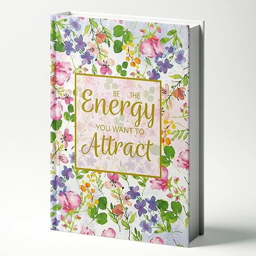 A5 Be The Energy You Want To Attract Hard Bound Designer Journal Notebook Diary with Undated Pages, 21.5x15.5x1.5 cms, 80 GSM, 192 Pages, Multicolor