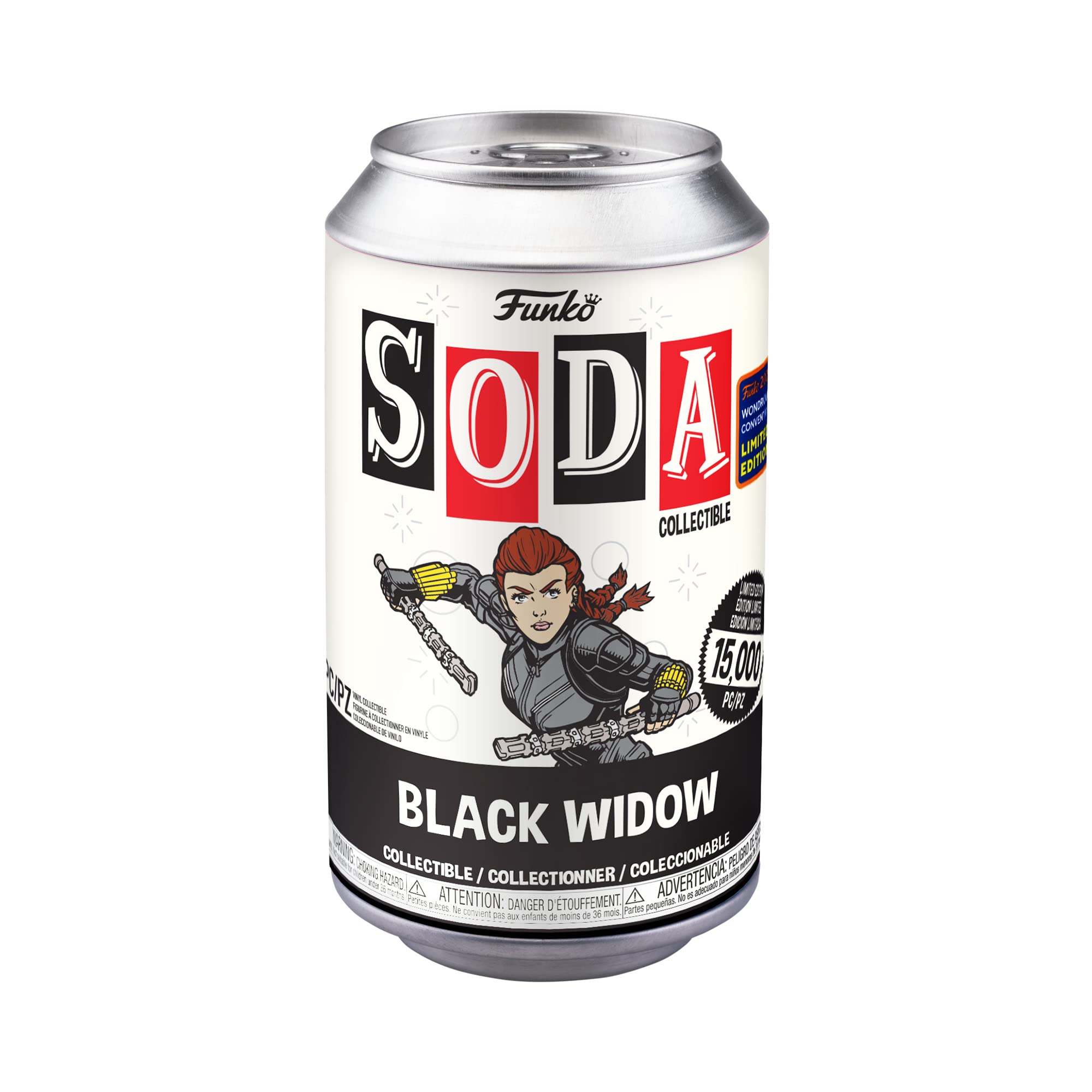 Funko Vinyl SODA: Sochi, Black Widow, 3-1/6 Odds for Rare Chase Variant, (Styles May Vary), Black Widow - Image 2