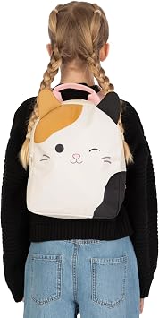 Squishmallows Girls Backpack Cam The Cat Nursery Backpack Girls Cute School Backpack Casual One Size Cream